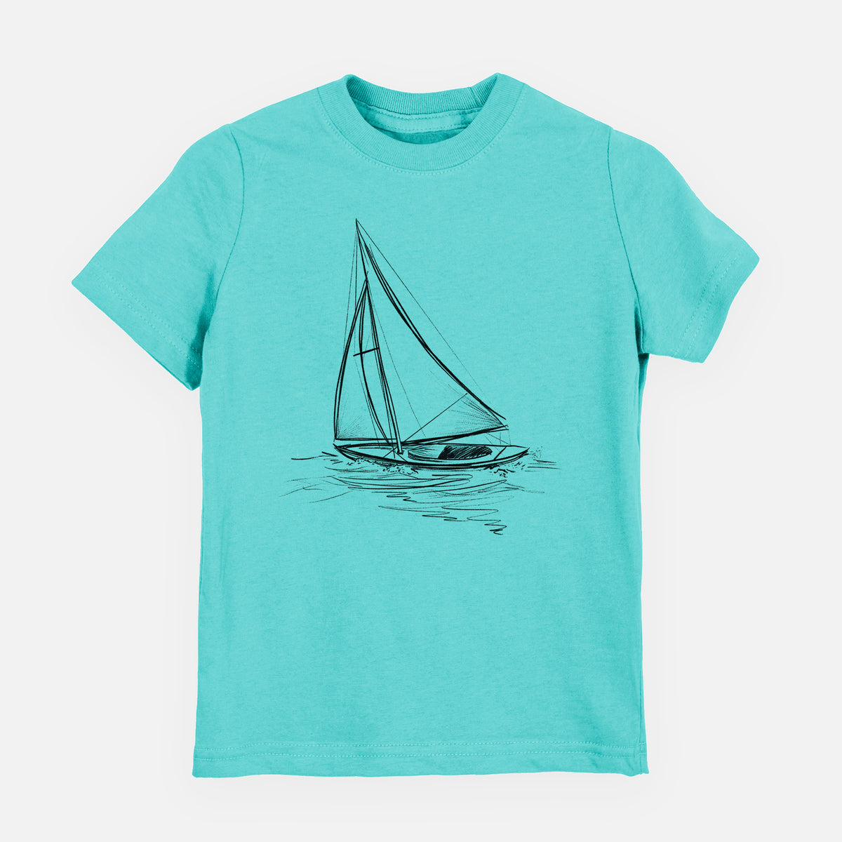Heading Coastward - Sloop Sailboat - Toddler/Youth Shirt
