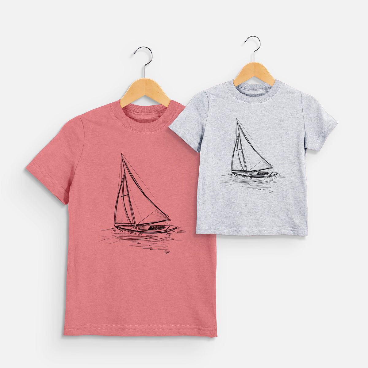 Heading Coastward - Sloop Sailboat - Toddler/Youth Shirt