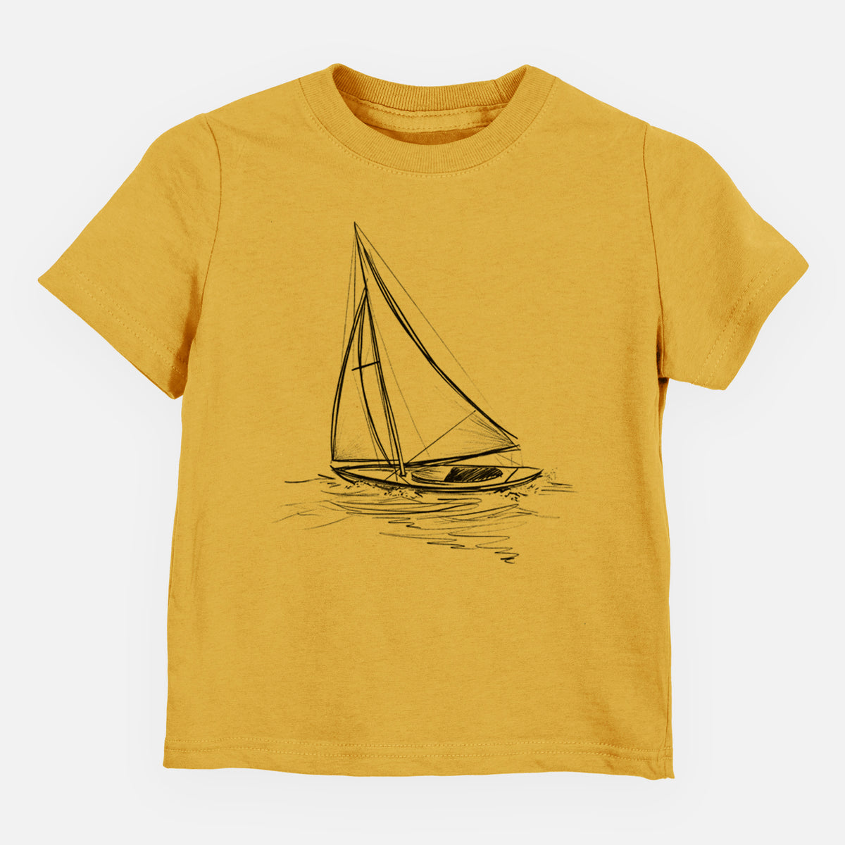 Heading Coastward - Sloop Sailboat - Toddler/Youth Shirt