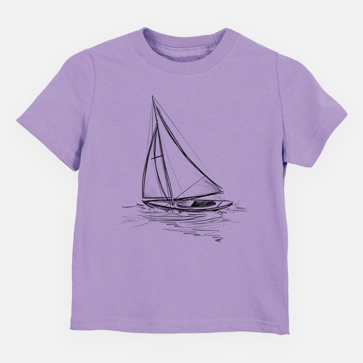 Heading Coastward - Sloop Sailboat - Toddler/Youth Shirt