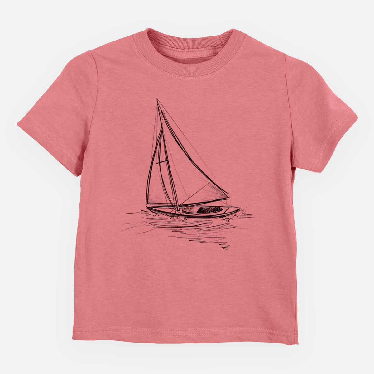 Heading Coastward - Sloop Sailboat - Toddler/Youth Shirt