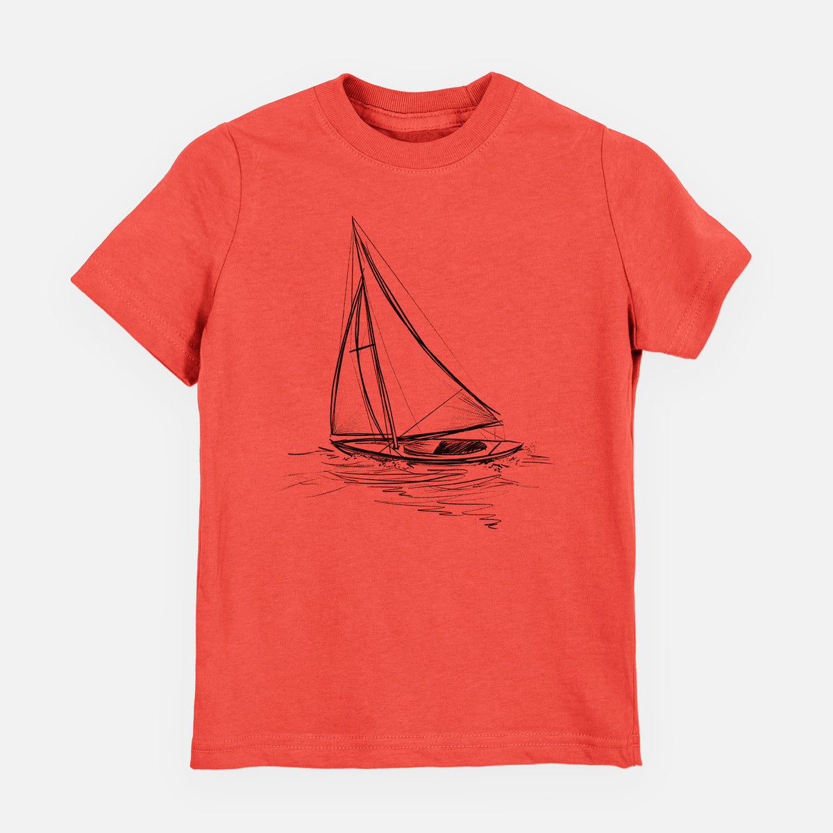 Heading Coastward - Sloop Sailboat - Toddler/Youth Shirt