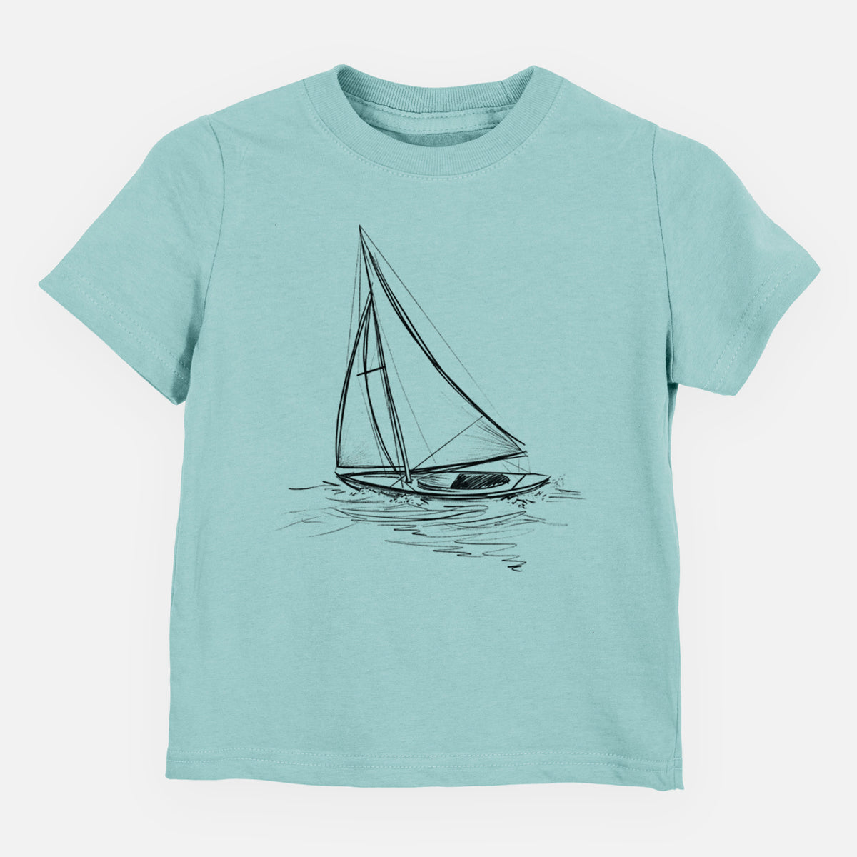 Heading Coastward - Sloop Sailboat - Toddler/Youth Shirt