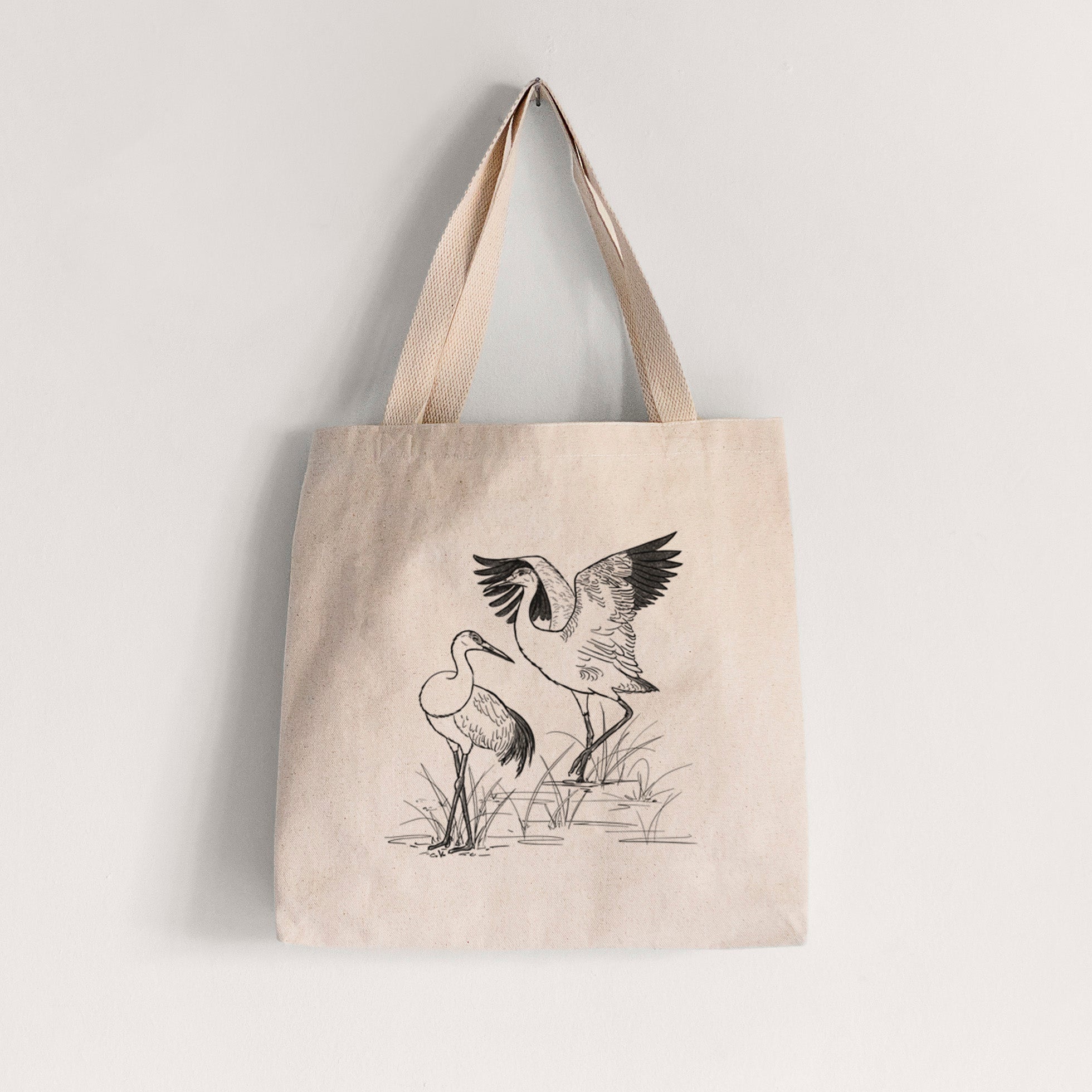 Sandhill Cranes - Grus canadensis - Tote Bag