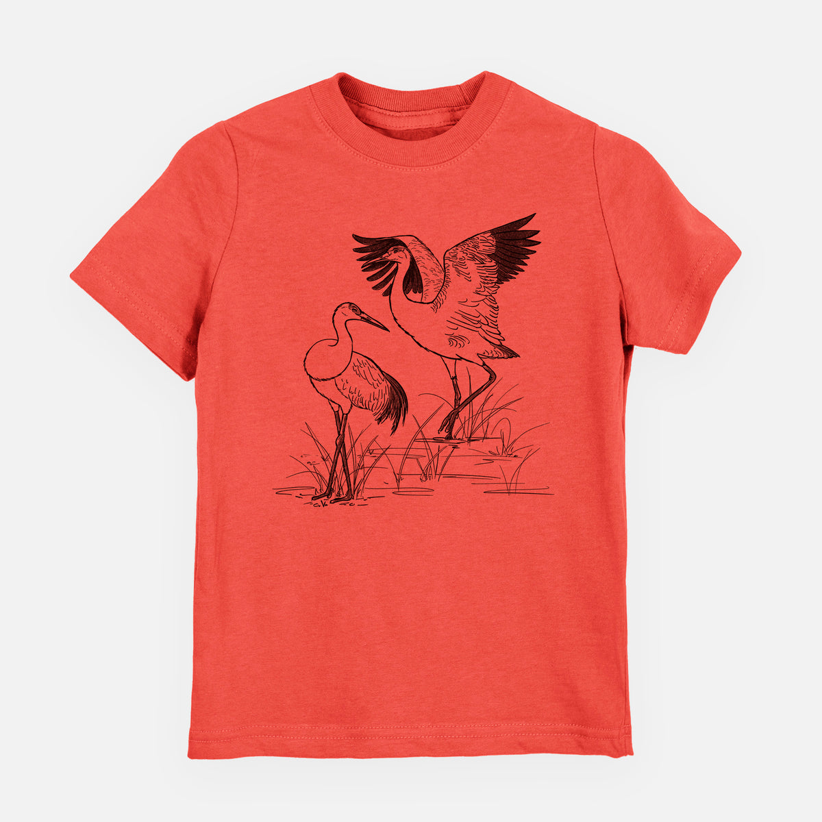Sandhills Cranes - Grus canadensis - Toddler/Youth Shirt