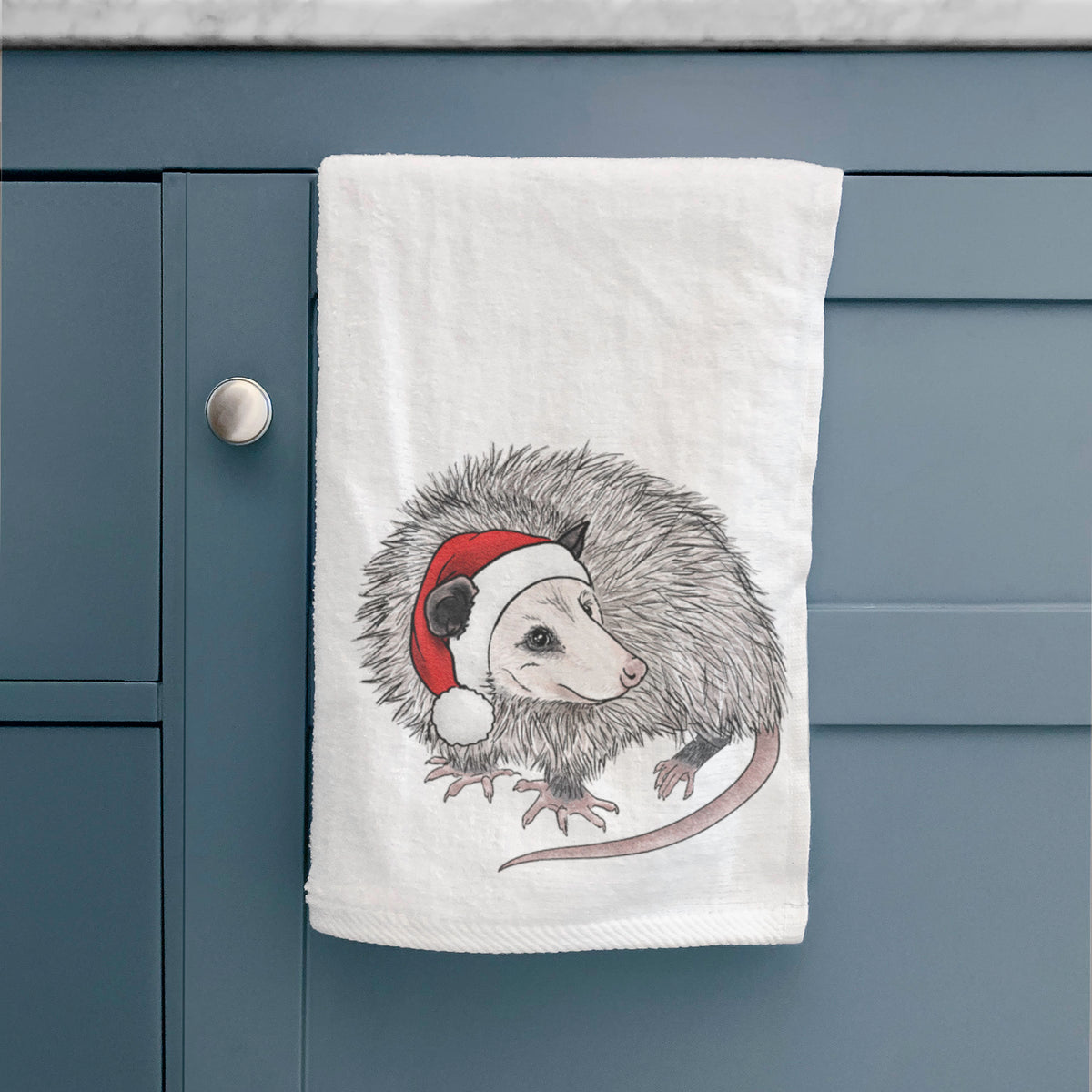 Santa Opossum - Premium Hand Towel