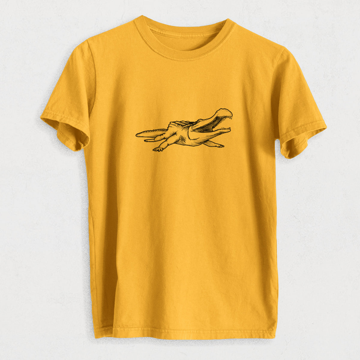 Sarcosuchus Imperator - Heavyweight Men&#39;s 100% Organic Cotton Tee