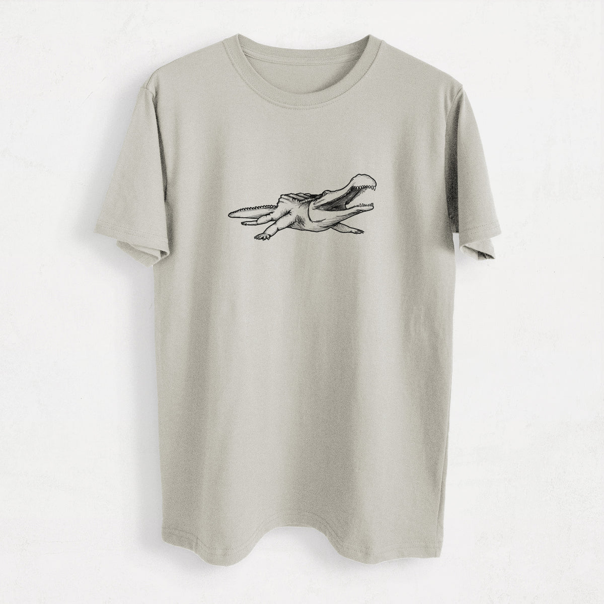 Sarcosuchus Imperator - Heavyweight Men&#39;s 100% Organic Cotton Tee