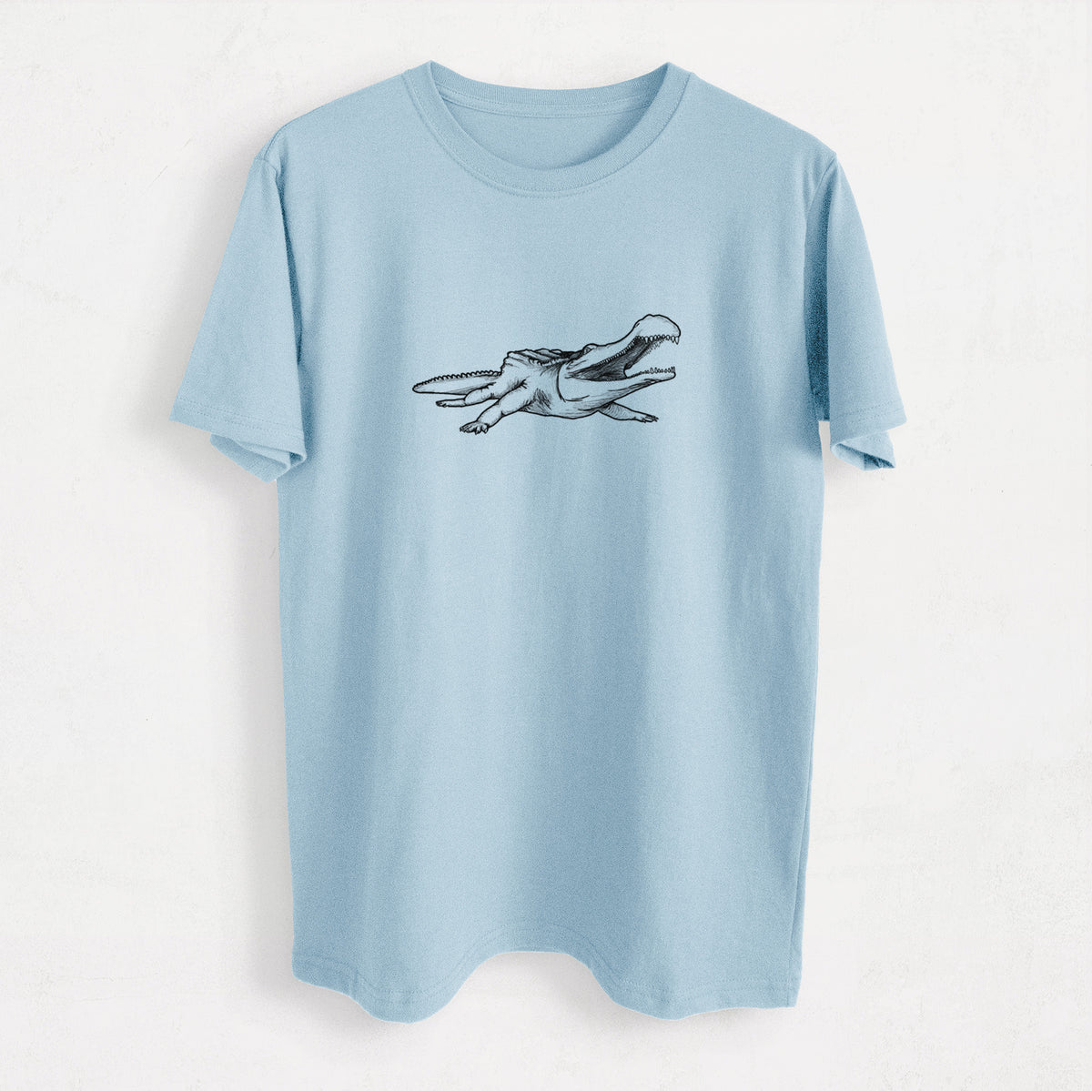 Sarcosuchus Imperator - Heavyweight Men&#39;s 100% Organic Cotton Tee