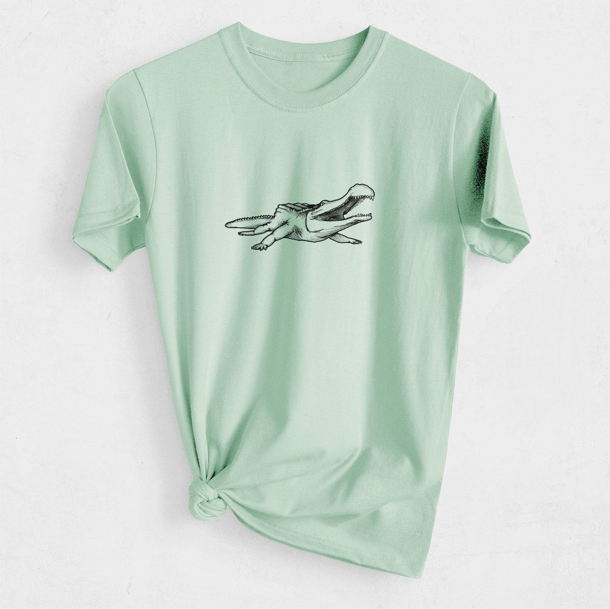 Sarcosuchus Imperator - Heavyweight Men&#39;s 100% Organic Cotton Tee