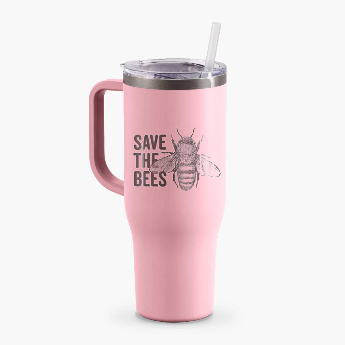 Save the Bees - 40oz Tumbler with Handle