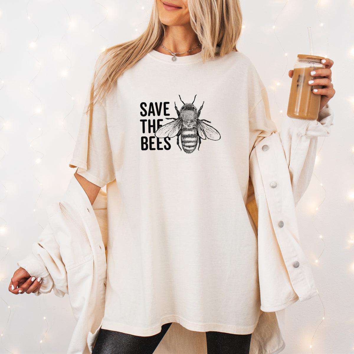 Save the Bees - Unisex Comfort Colors Garment-Dyed Heavyweight T-shirt
