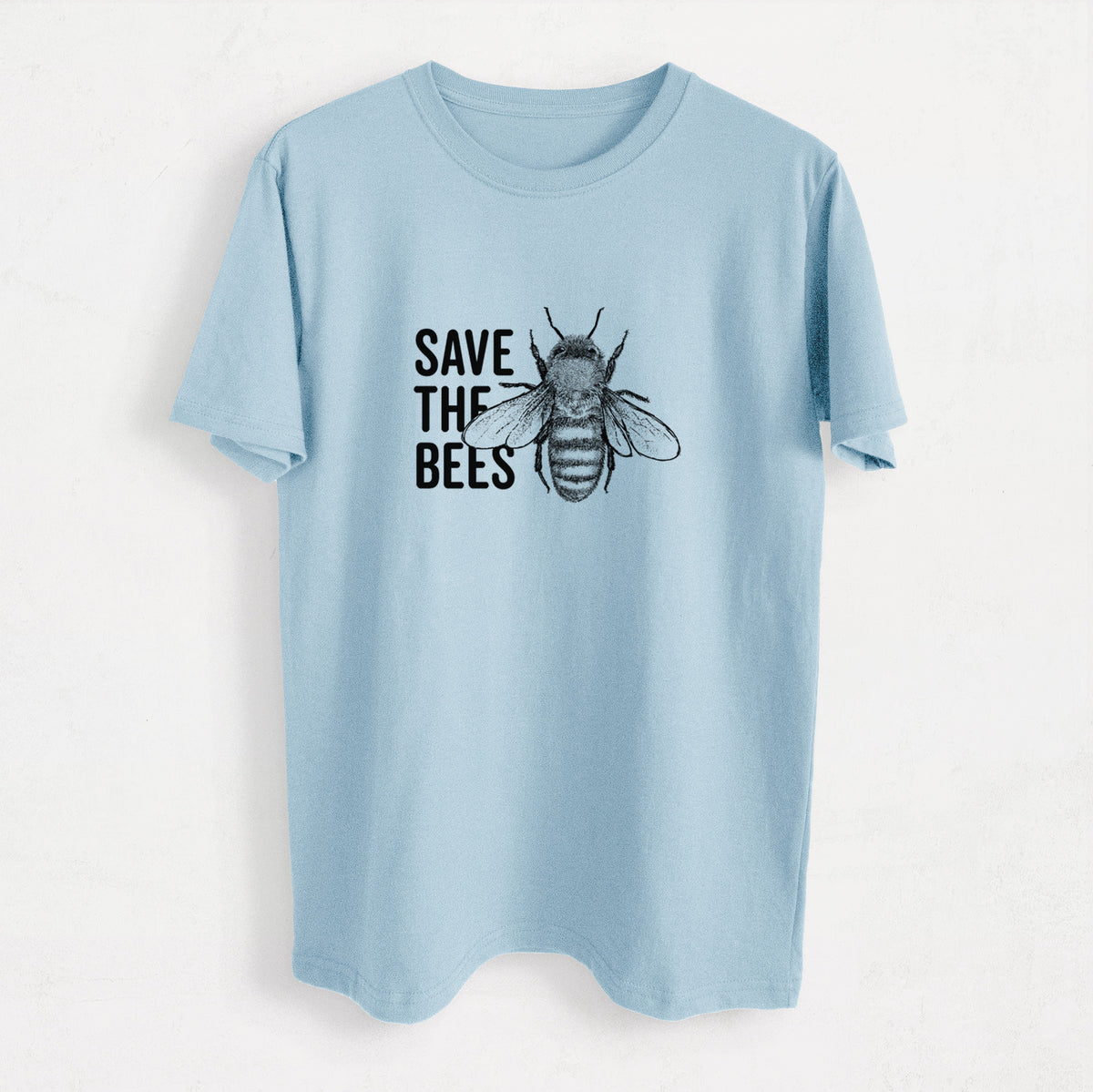 Save the Bees - Heavyweight Men&#39;s 100% Organic Cotton Tee