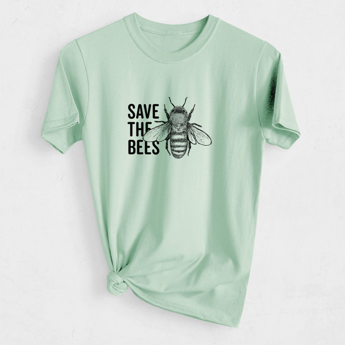 Save the Bees - Heavyweight Men&#39;s 100% Organic Cotton Tee