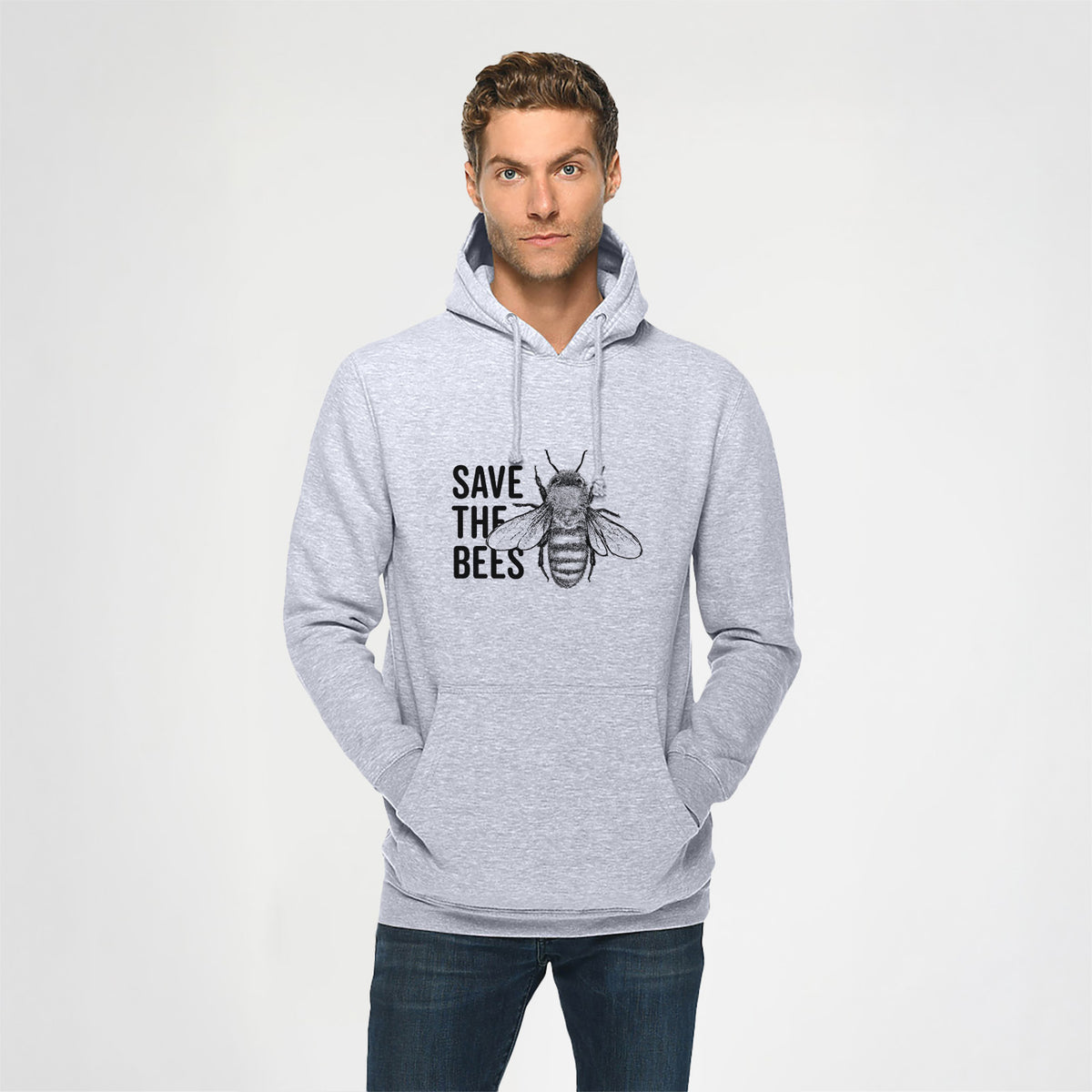 Save the Bees - Heavyweight Fleece Hoodie