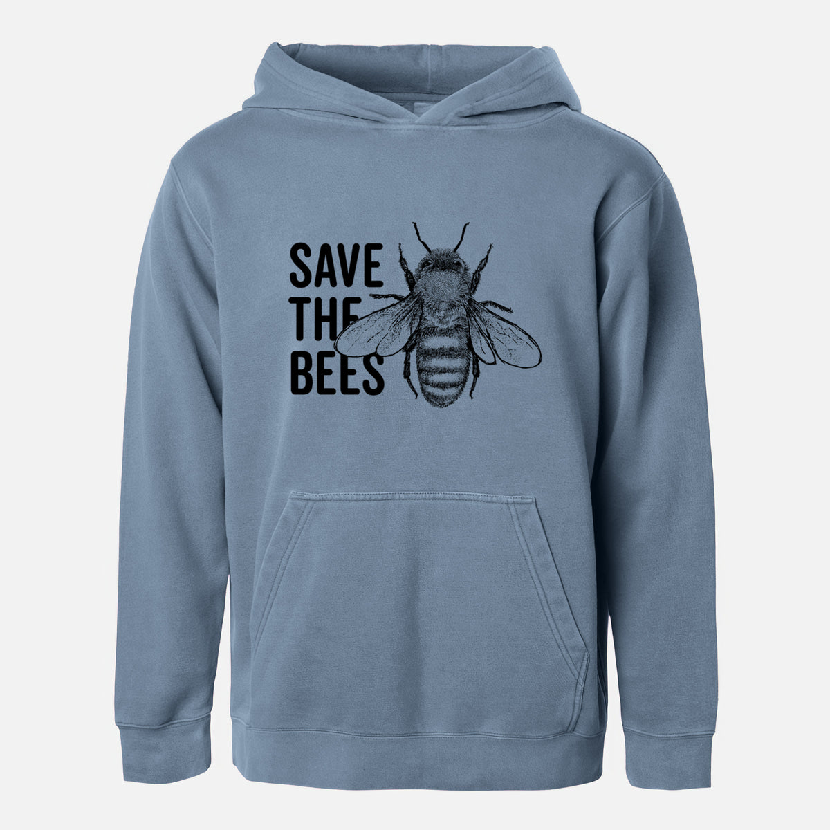 Save the Bees - Youth Pigment Dyed Hoodie