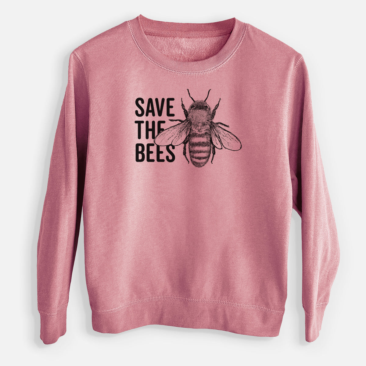 Save the Bees - Youth Lightweight Crewneck Sweatshirt