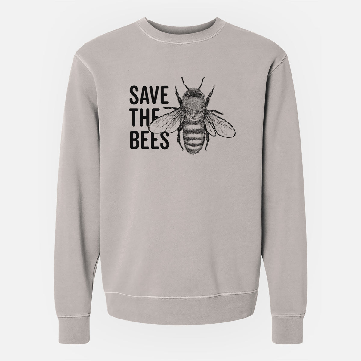 Save the Bees - Unisex Pigment Dyed Crew Sweatshirt