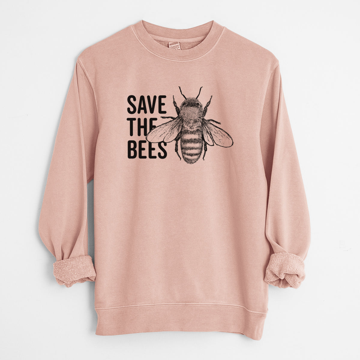 Save the Bees - Unisex Pigment Dyed Crew Sweatshirt