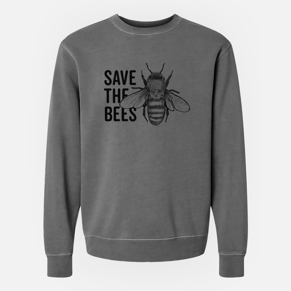 Save the Bees - Unisex Pigment Dyed Crew Sweatshirt