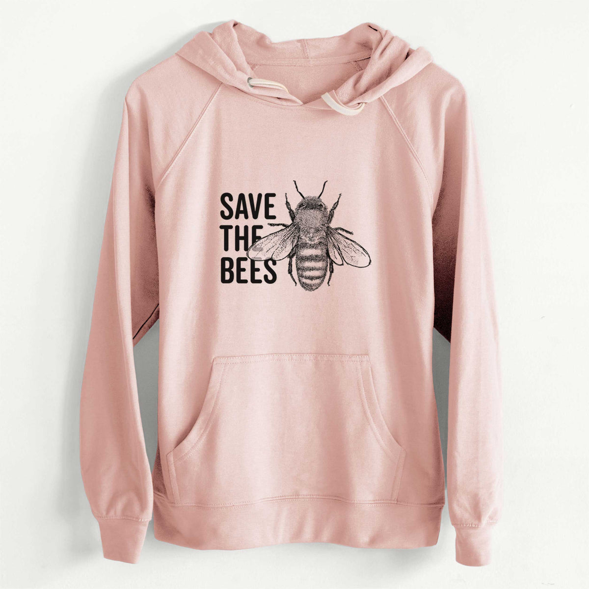 CLEARANCE - Save the Bees  - Unisex Slim Fit Loopback Terry Hoodie