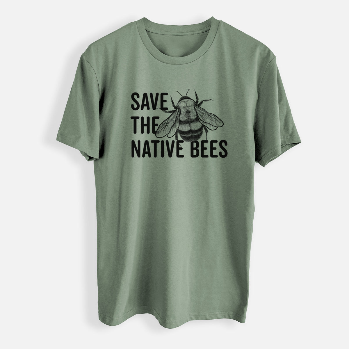 Save the Native Bees - Mens Everyday Staple Tee