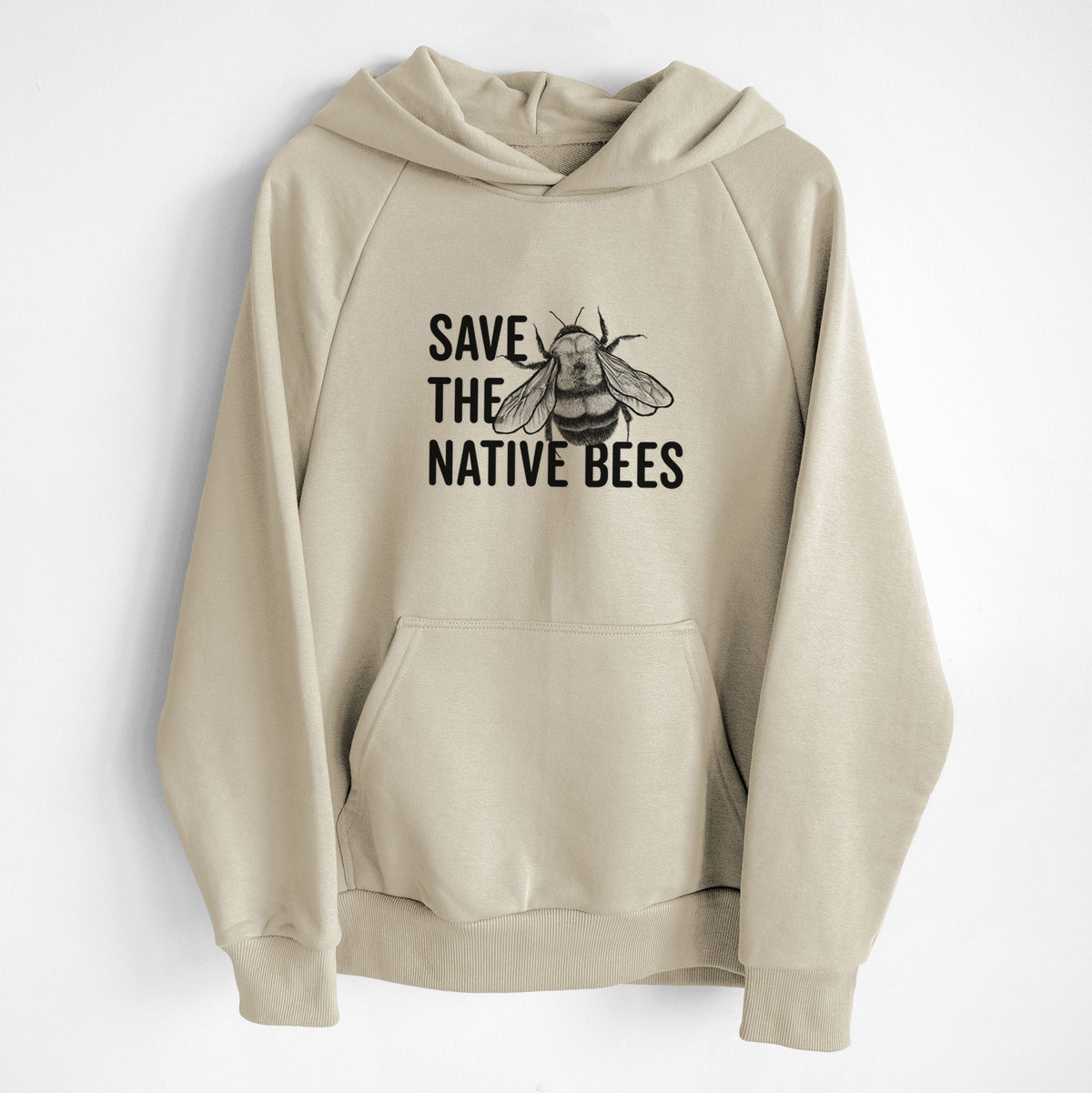 Save the Native Bees - UltraLuxe Heavyweight French Terry Hoodie