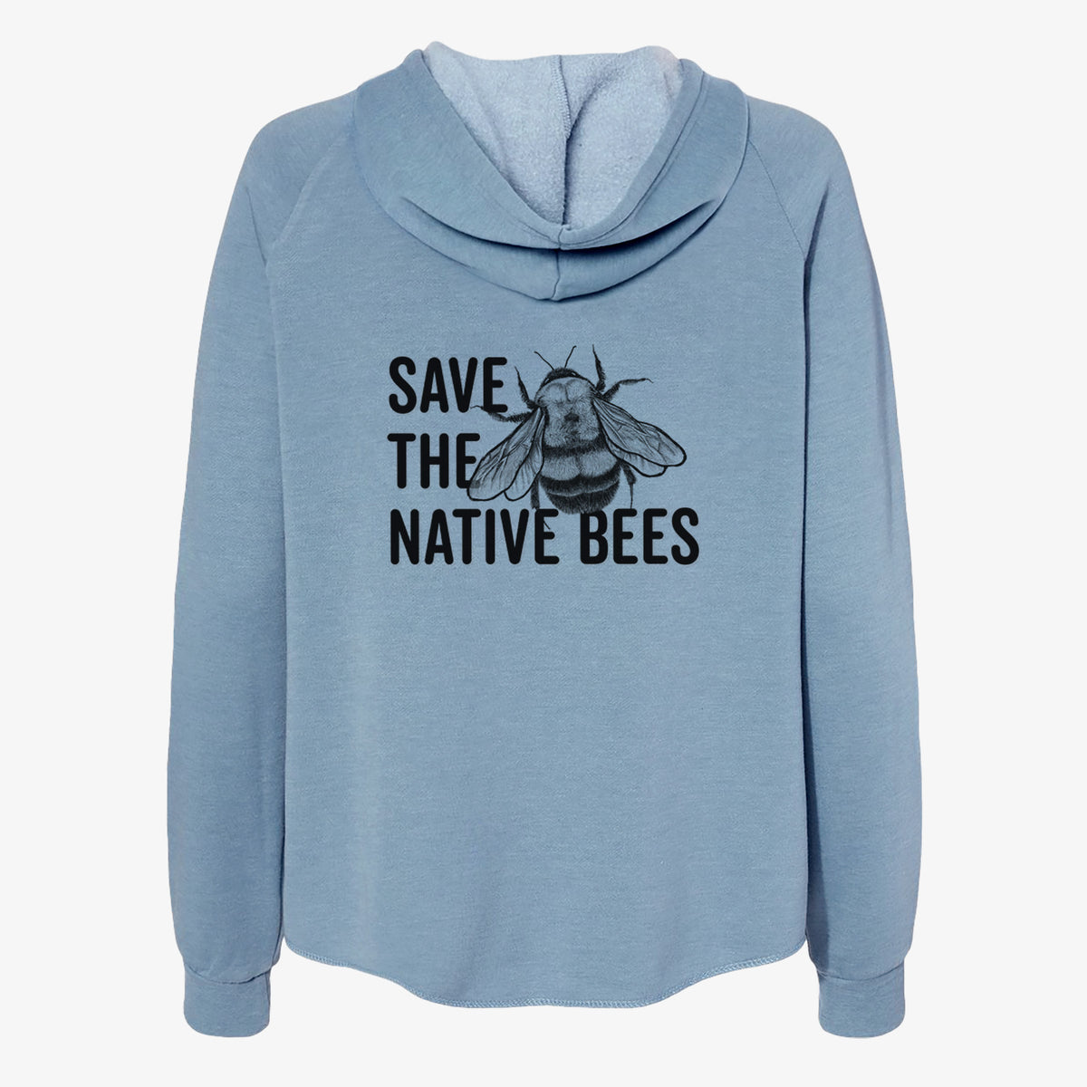 Save the Native Bees - Women's Cali Wave Zip-Up Sweatshirt