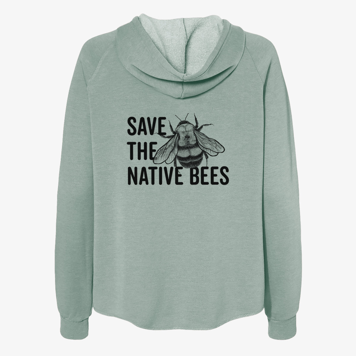 Save the Native Bees - Women's Cali Wave Zip-Up Sweatshirt