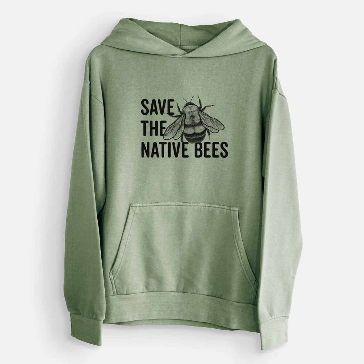 Save the Native Bees  - Urban Heavyweight Hoodie