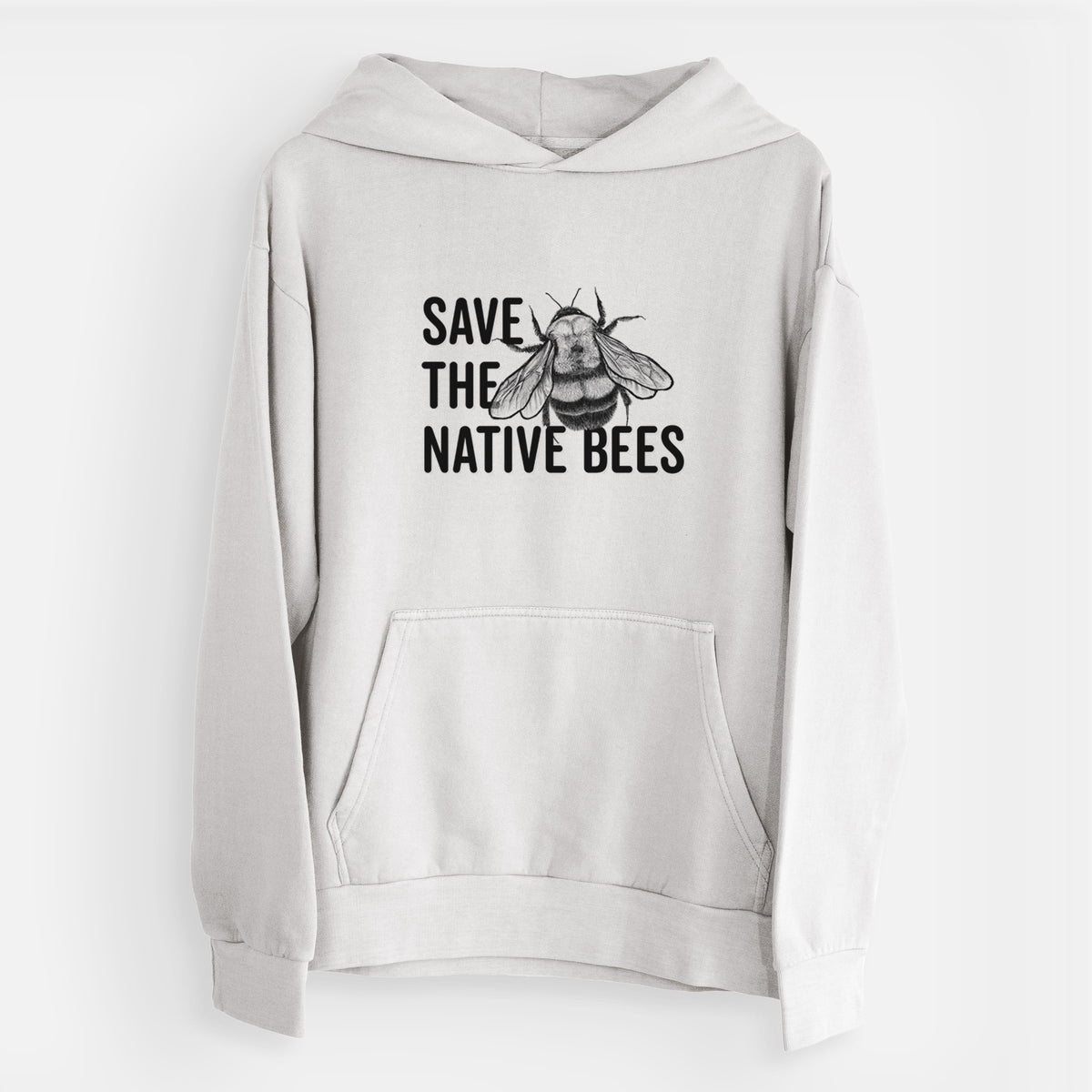 Save the Native Bees  - Urban Heavyweight Hoodie