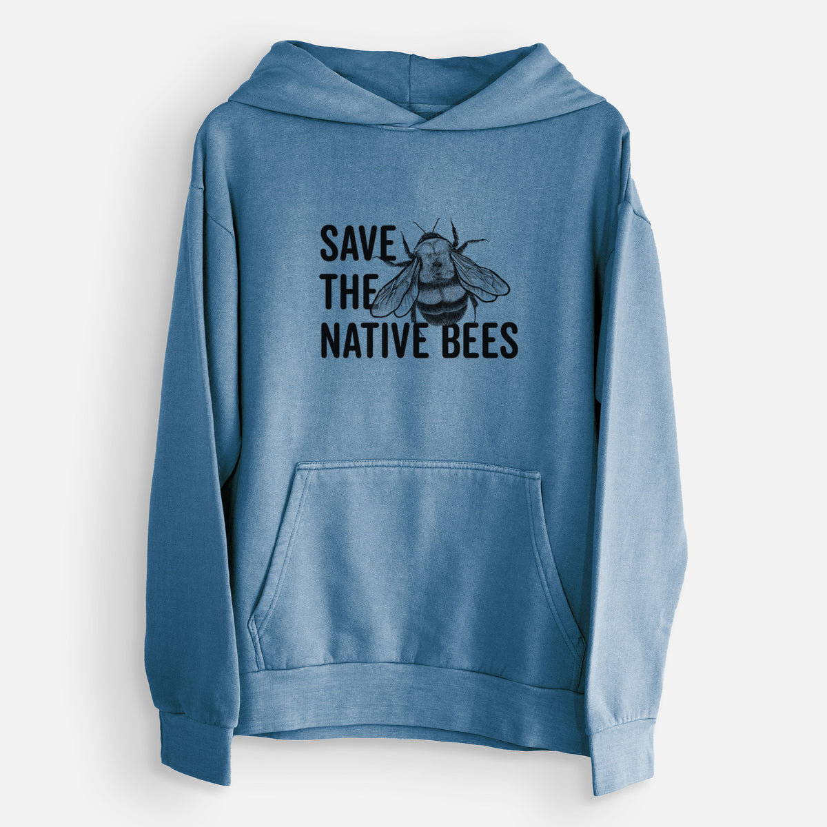 Save the Native Bees  - Urban Heavyweight Hoodie