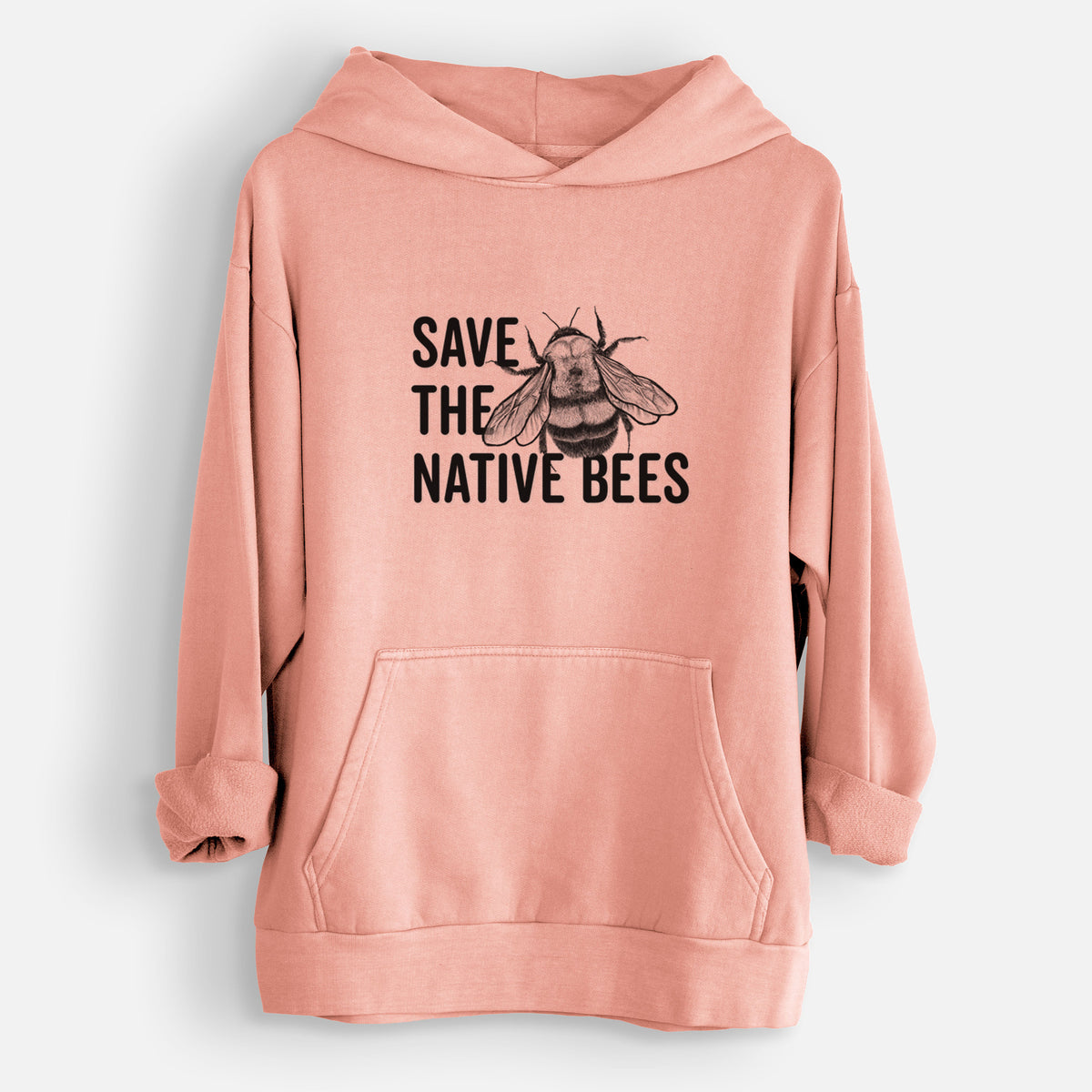 Save the Native Bees  - Urban Heavyweight Hoodie