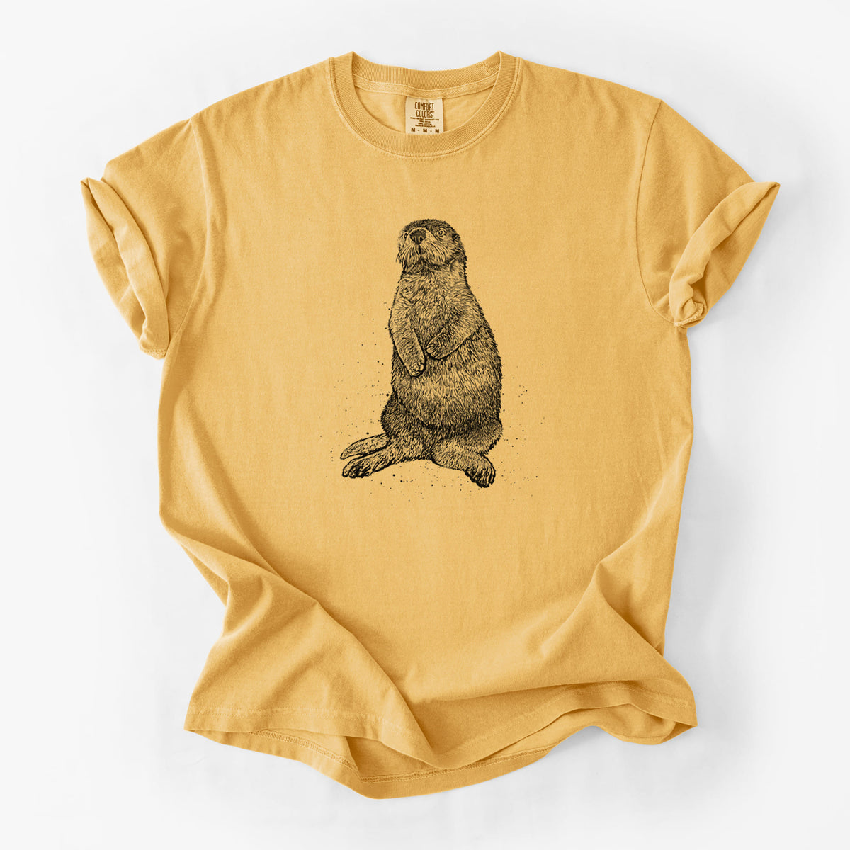 Enhydra lutris - California Sea Otter - Unisex Comfort Colors Garment-Dyed Heavyweight T-shirt