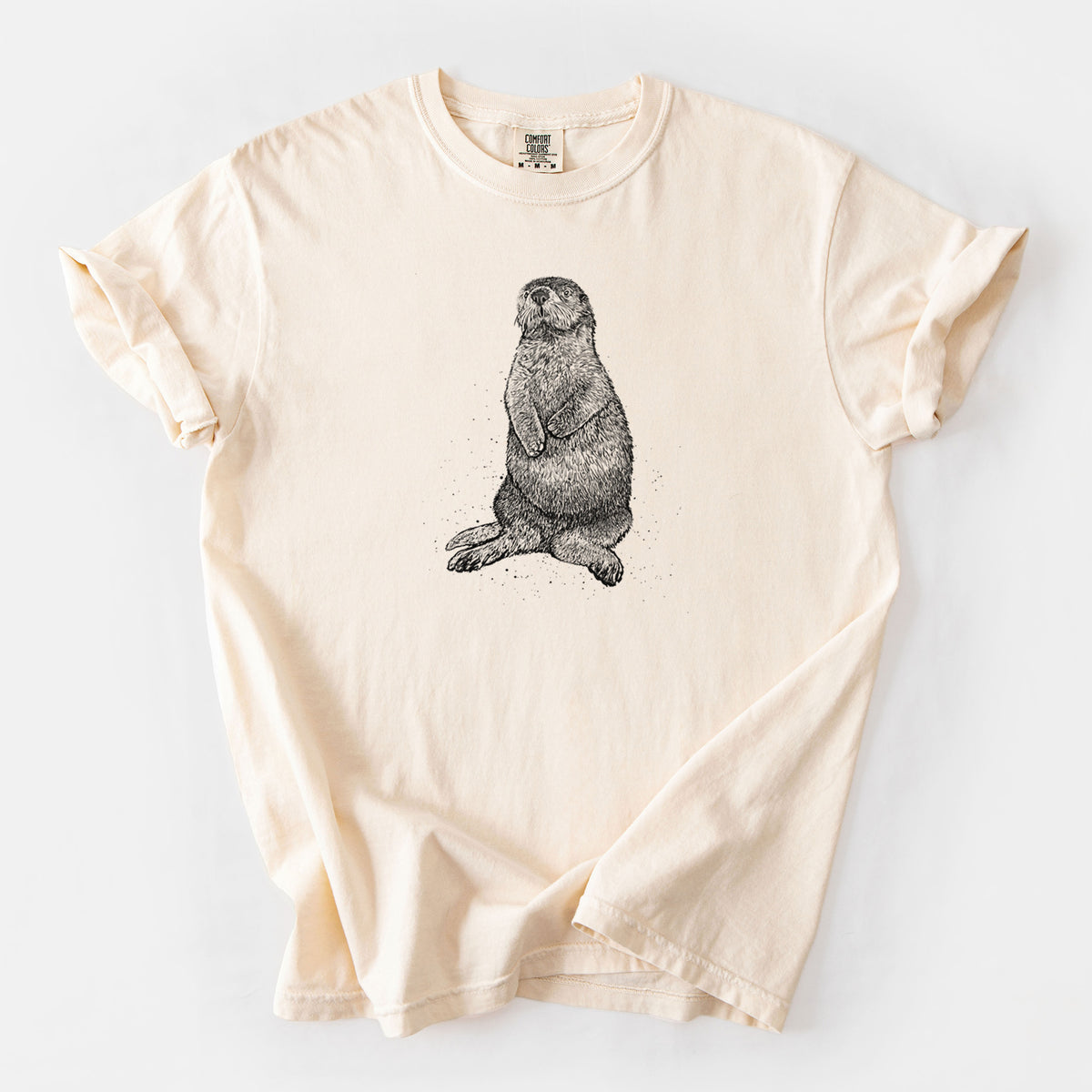 Enhydra lutris - California Sea Otter - Unisex Comfort Colors Garment-Dyed Heavyweight T-shirt