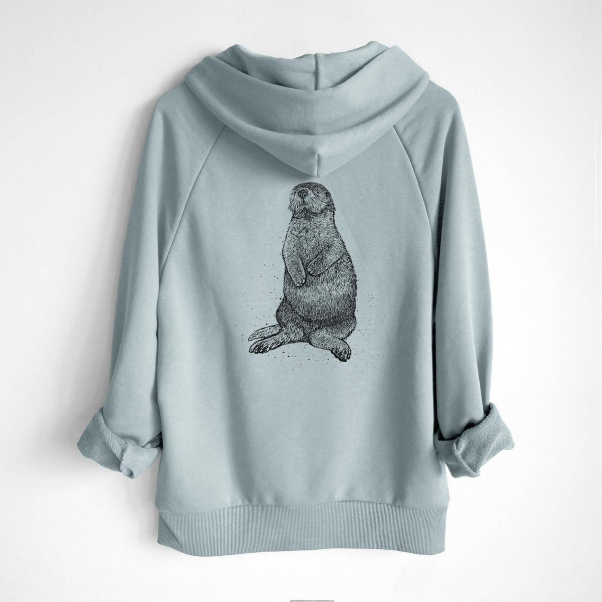 Enhydra lutris - California Sea Otter - UltraLuxe Heavyweight French Terry Hoodie