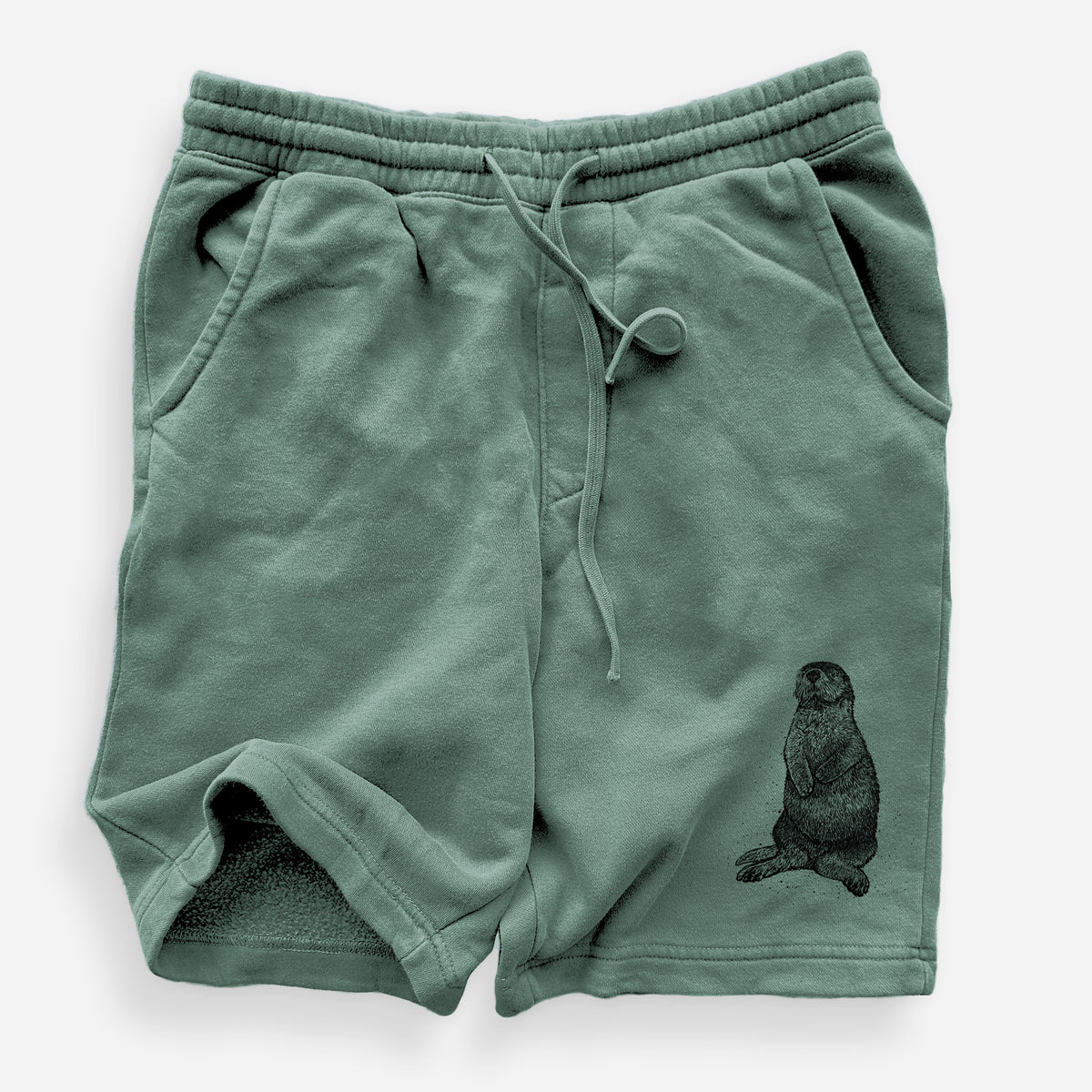 Enhydra lutris - California Sea Otter - Unisex Pigment Dyed Shorts