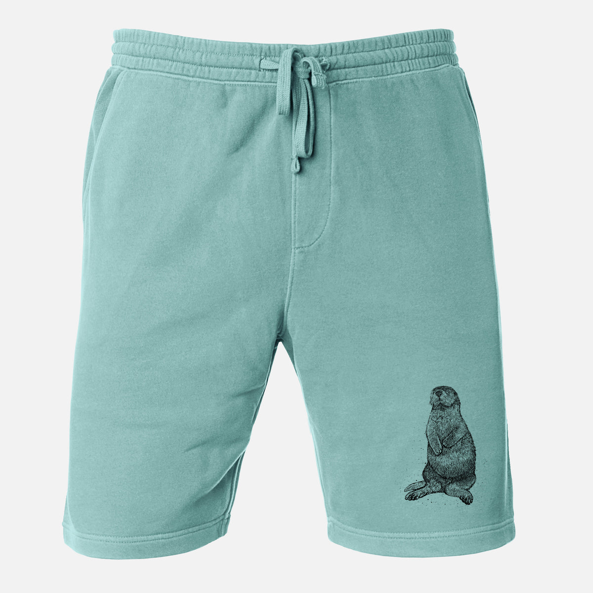 Enhydra lutris - California Sea Otter - Unisex Pigment Dyed Shorts
