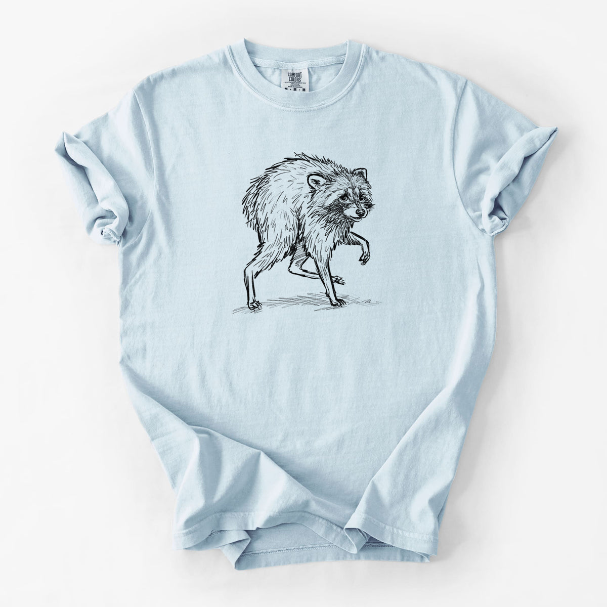 Short-Spine Seattle Raccoon - Unisex Comfort Colors Garment-Dyed Heavyweight T-shirt