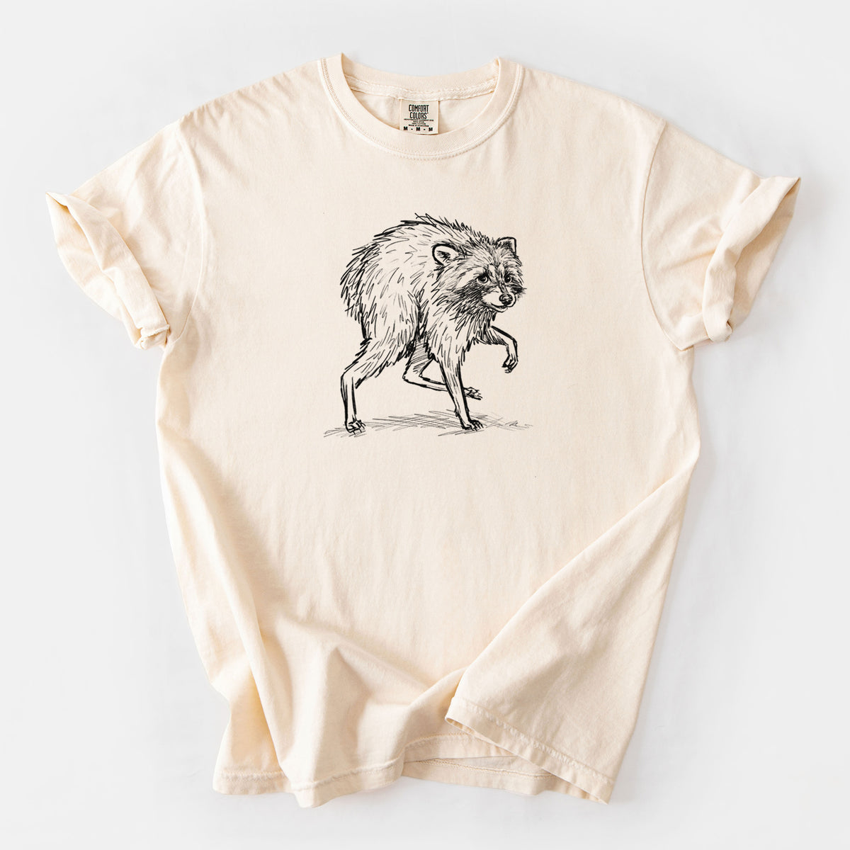 Short-Spine Seattle Raccoon - Unisex Comfort Colors Garment-Dyed Heavyweight T-shirt