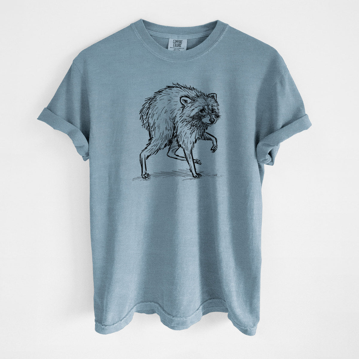 Short-Spine Seattle Raccoon - Unisex Comfort Colors Garment-Dyed Heavyweight T-shirt