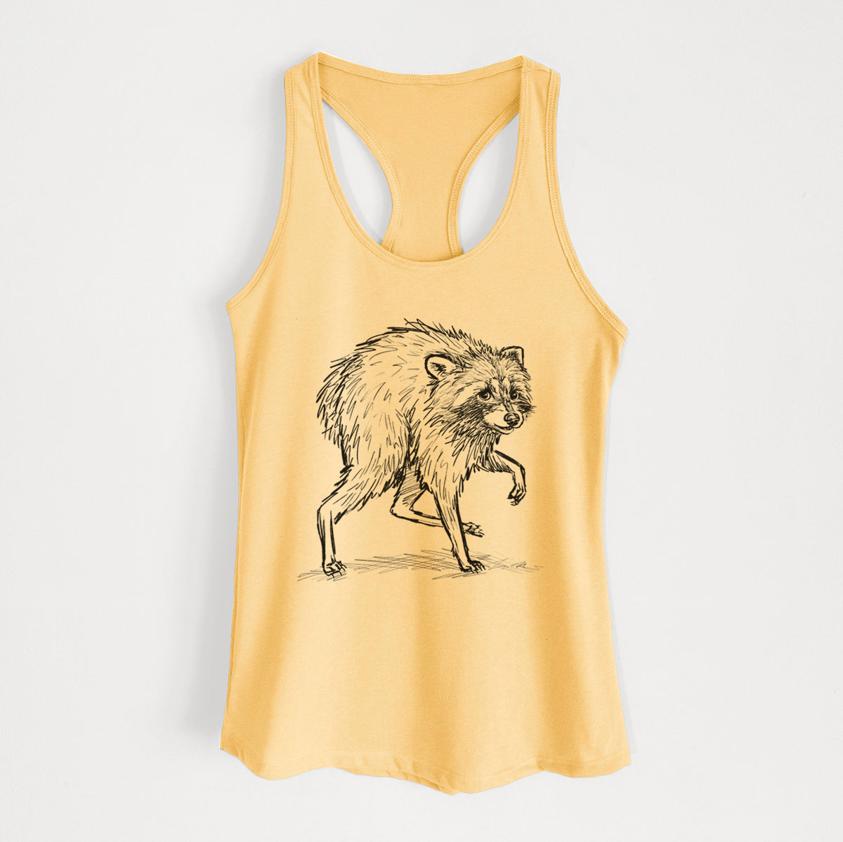 Short-Spine Seattle Raccoon - Women's Racerback Tanktop