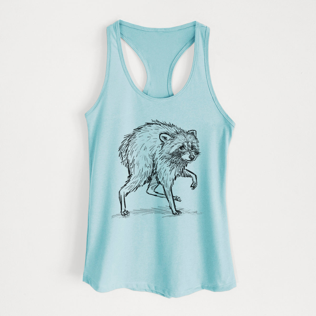 Short-Spine Seattle Raccoon - Women's Racerback Tanktop