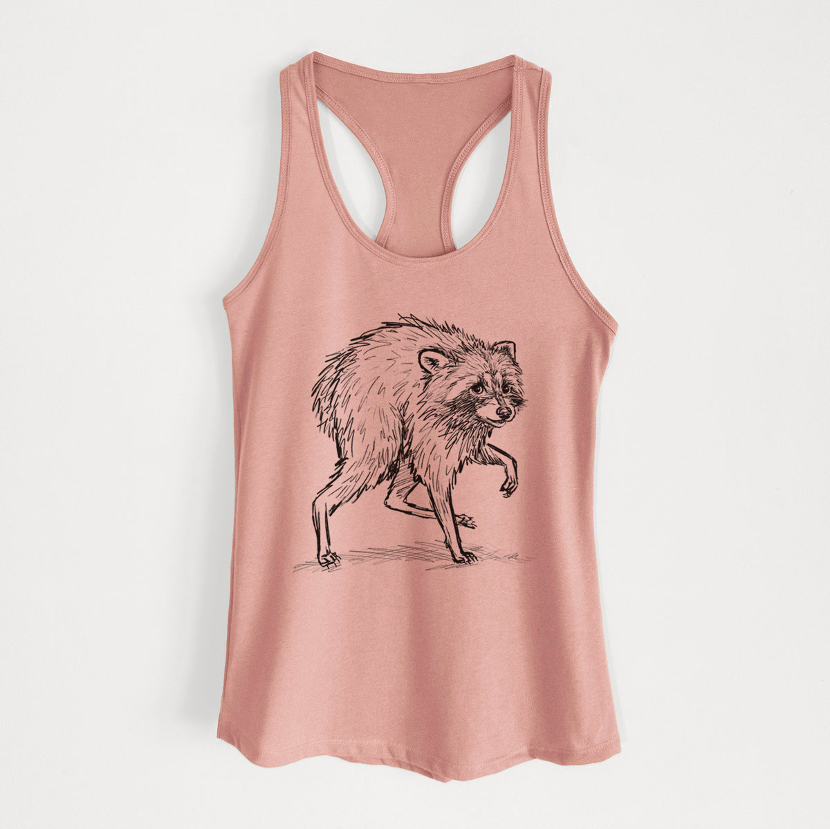 Short-Spine Seattle Raccoon - Women's Racerback Tanktop
