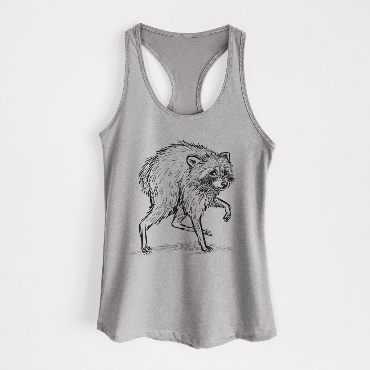Short-Spine Seattle Raccoon - Women's Racerback Tanktop