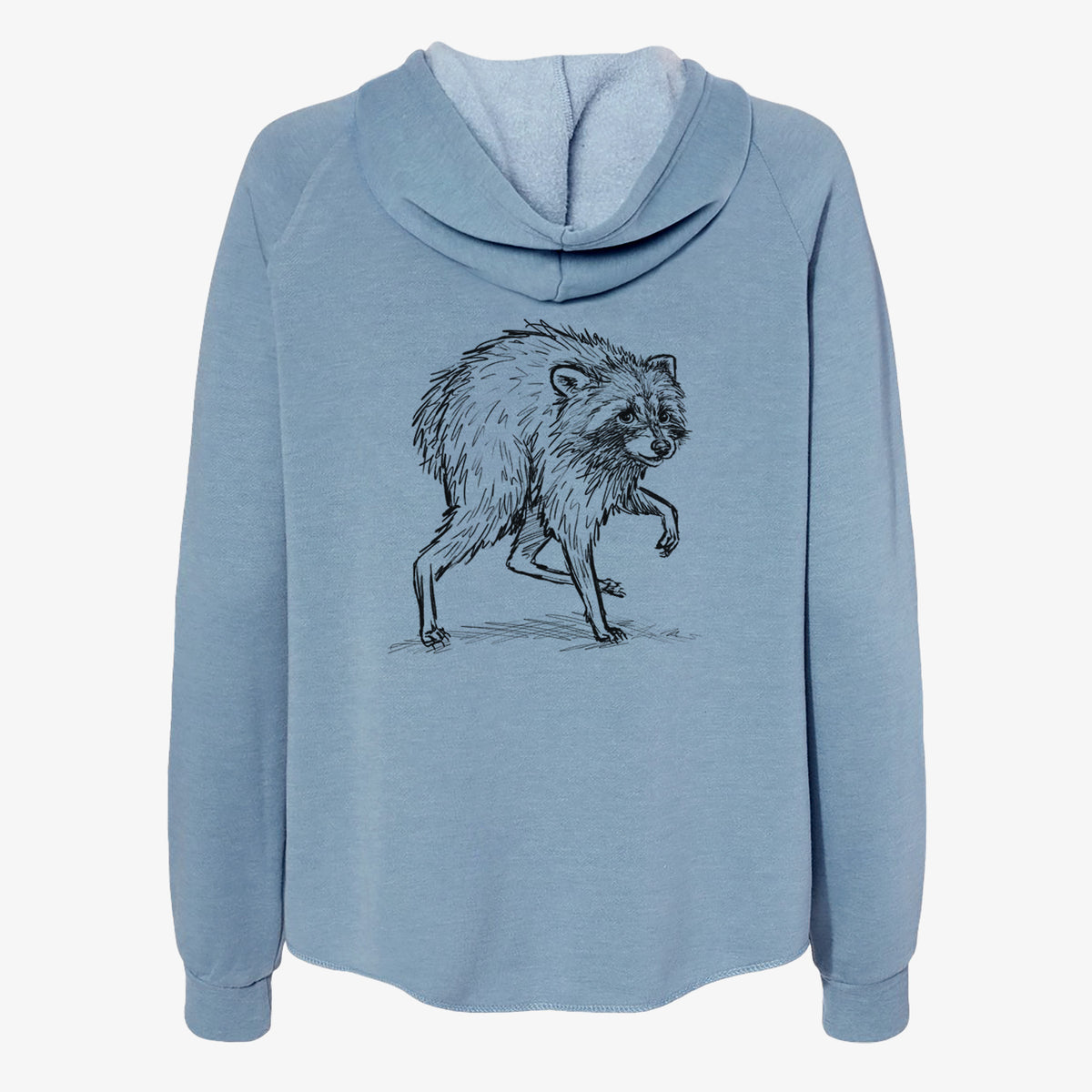 Short-Spine Seattle Raccoon - Women's Cali Wave Zip-Up Sweatshirt