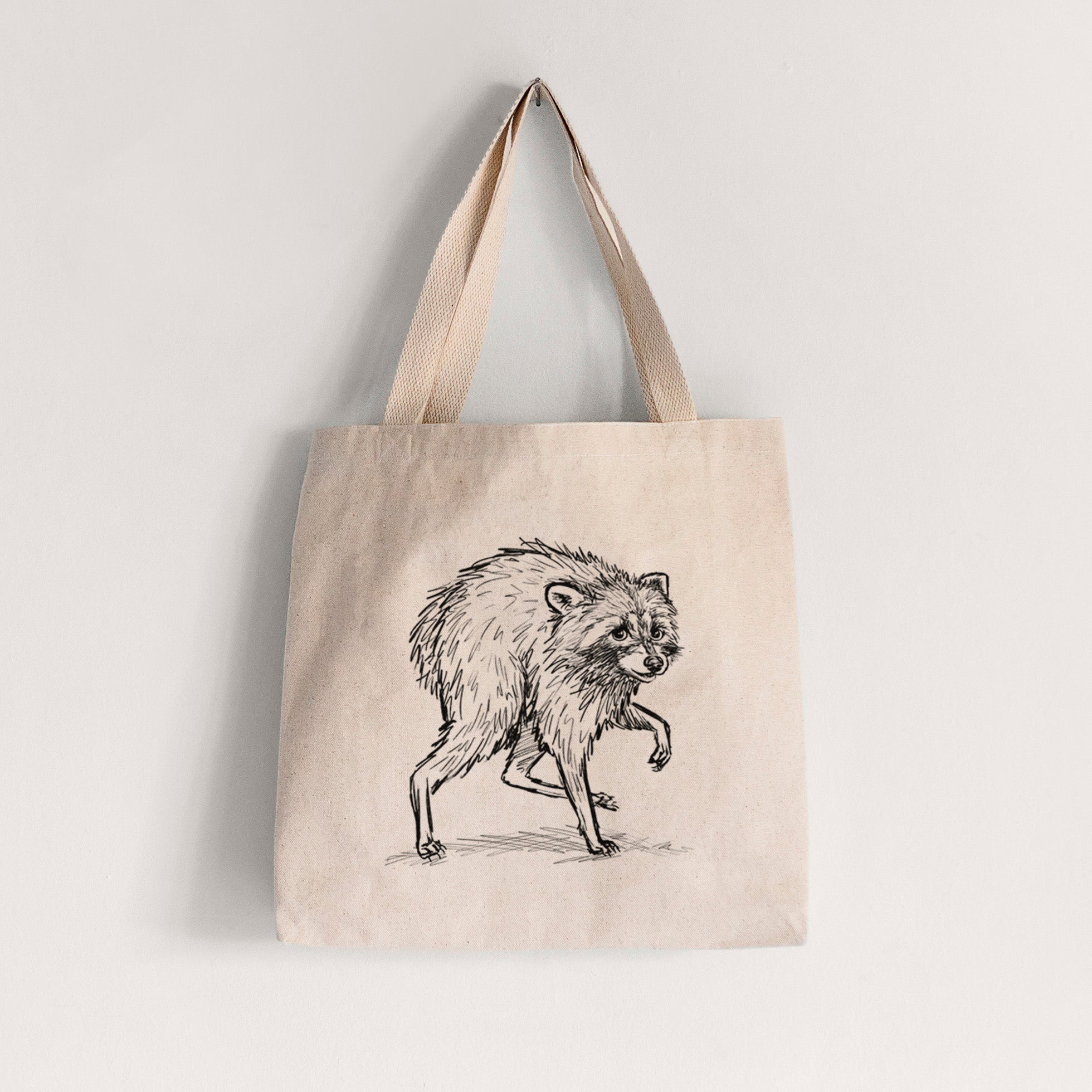 Short-Spine Seattle Raccoon - Tote Bag