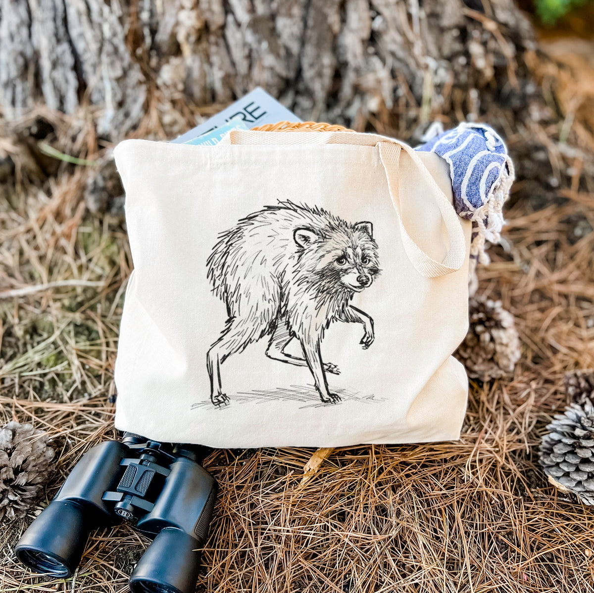 Short-Spine Seattle Raccoon - Tote Bag