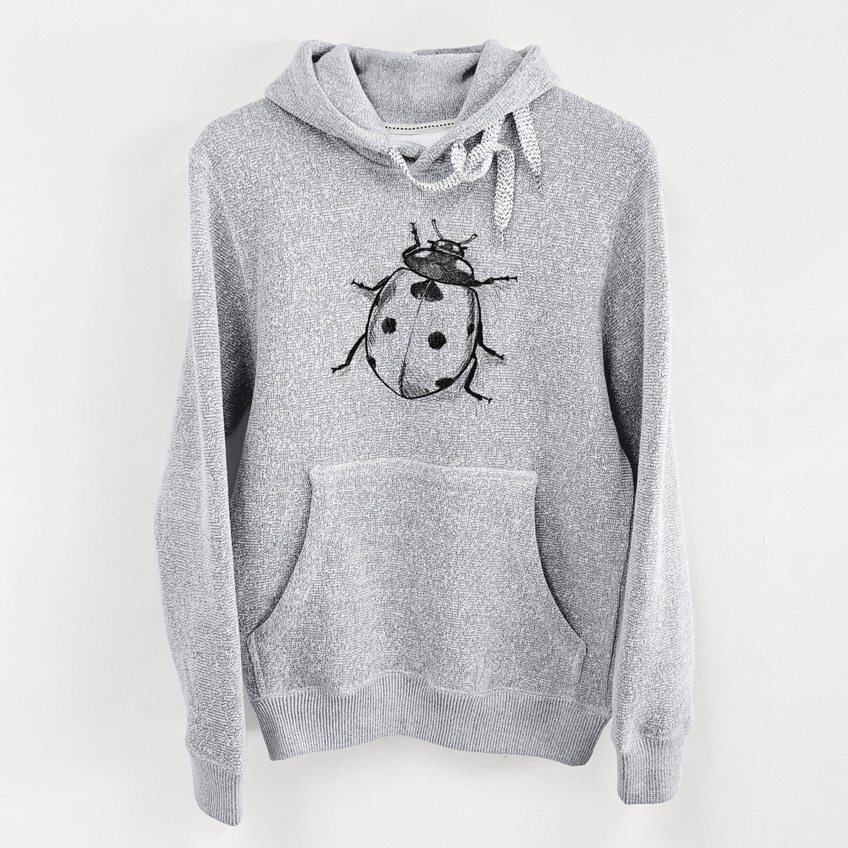 Coccinella septempunctata - Seven-spot Ladybird Ladybug - Knit Hoodie