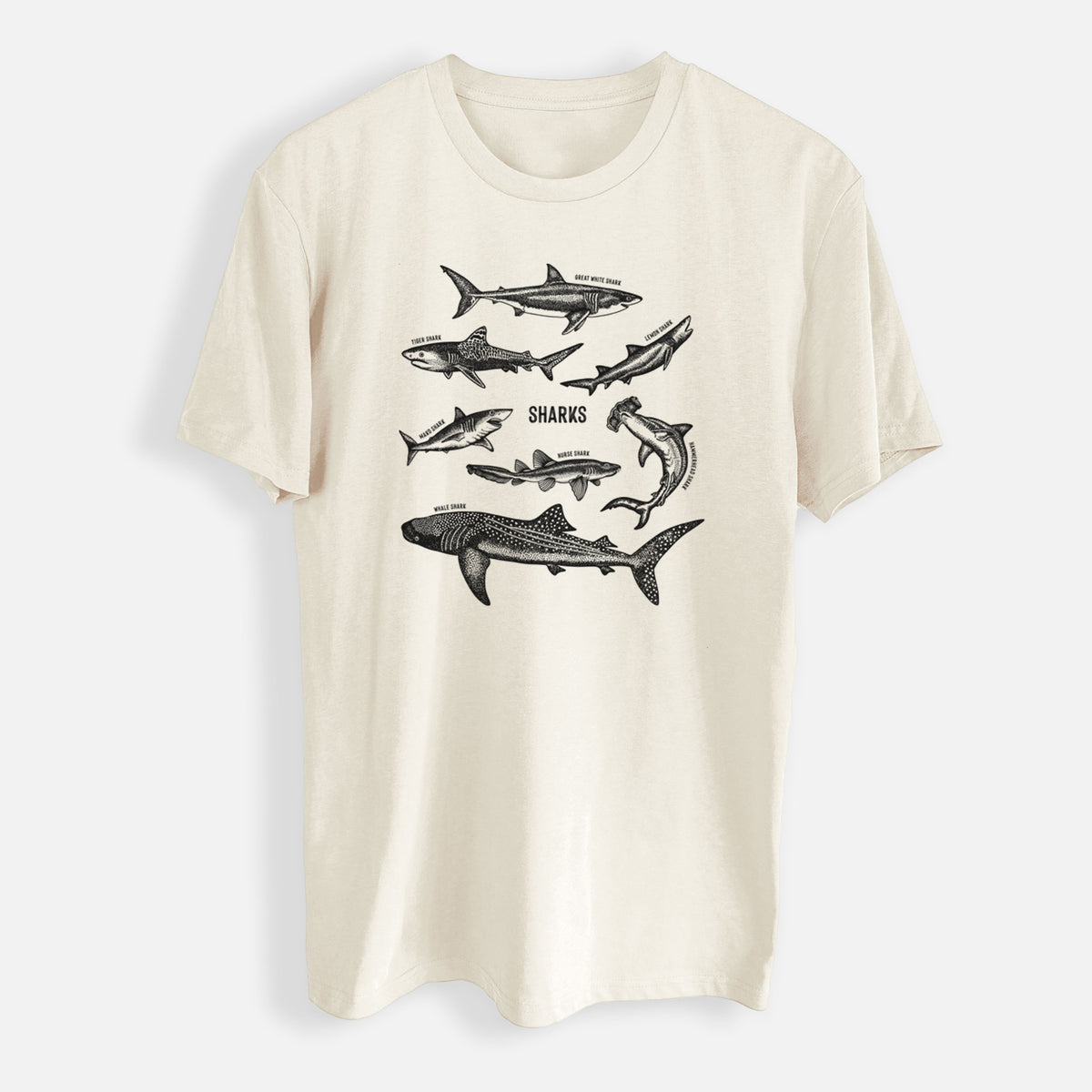 Shark Chart - Mens Everyday Staple Tee